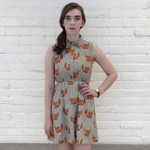 NWT La Vie Lente Little Fox Dress